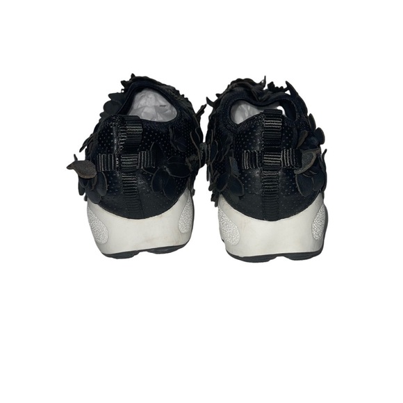 DIOR FUSION Sneakers Black Leather Textile Floral Canvas Shoes size 5.… - Picture 8 of 12
